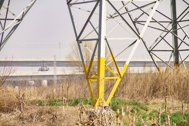 Башня угла слабой стали АСТМ А36 230КВ стальная для типа кабеля передачи электроэнергии