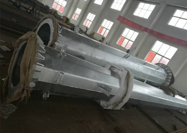Коническая Монополе башня передачи, башня 13м раз формируя Монополе стальная